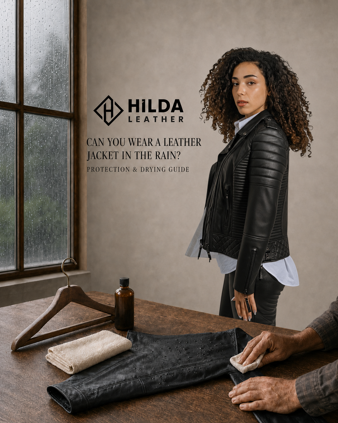 Can You Wear a Leather Jacket in the Rain? Protection & Drying Guide