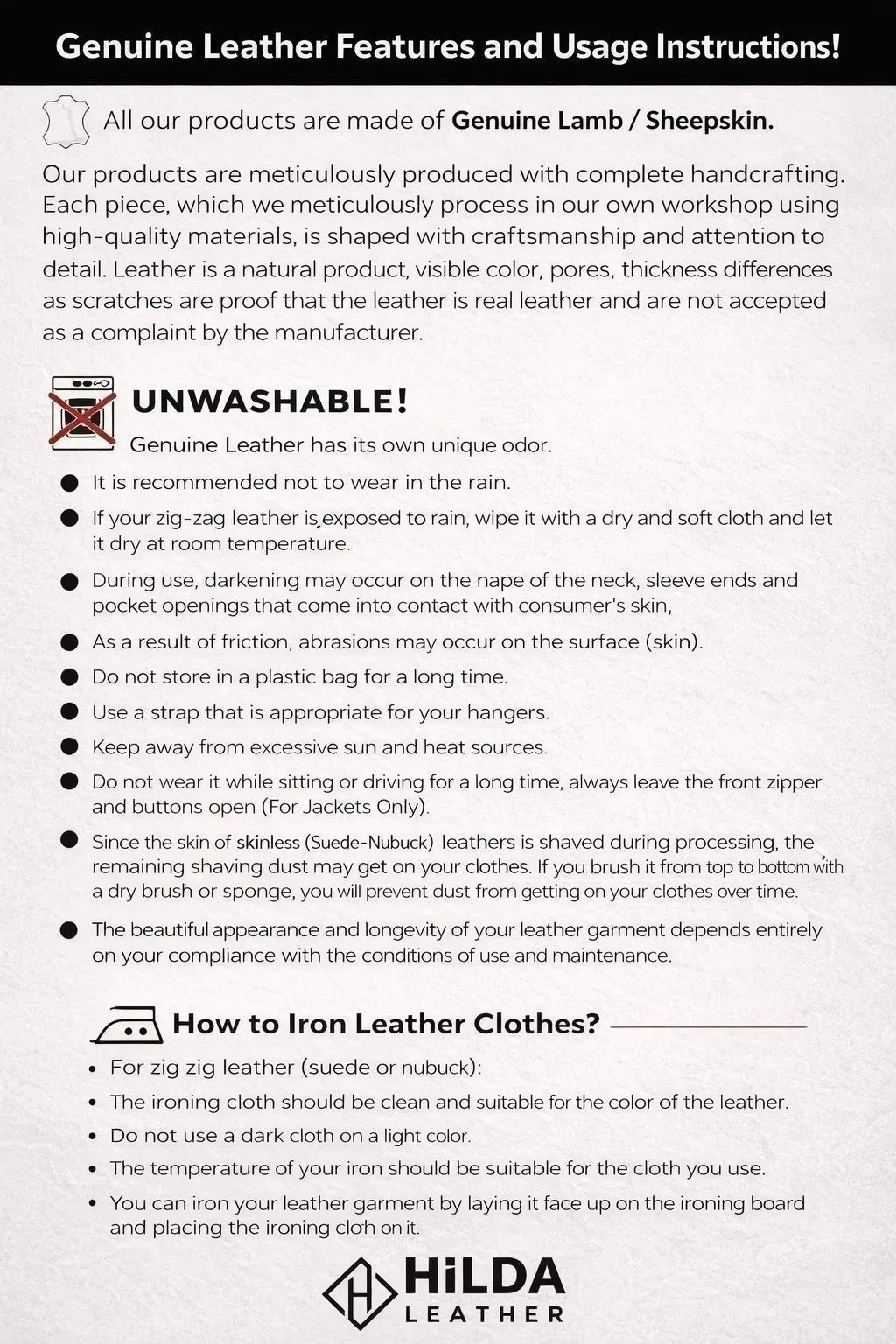 Hilda Leather men's black genuine lambskin straight leg pants with a comfortable, stretchy lining.