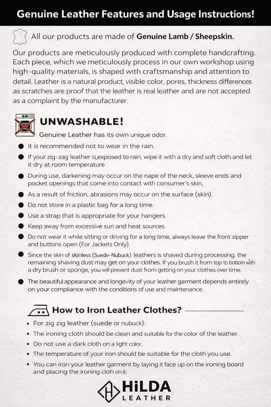 Hilda Leather men's black genuine lambskin straight leg pants with a comfortable, stretchy lining.